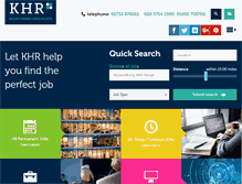 Tablet Screenshot of khr.co.uk